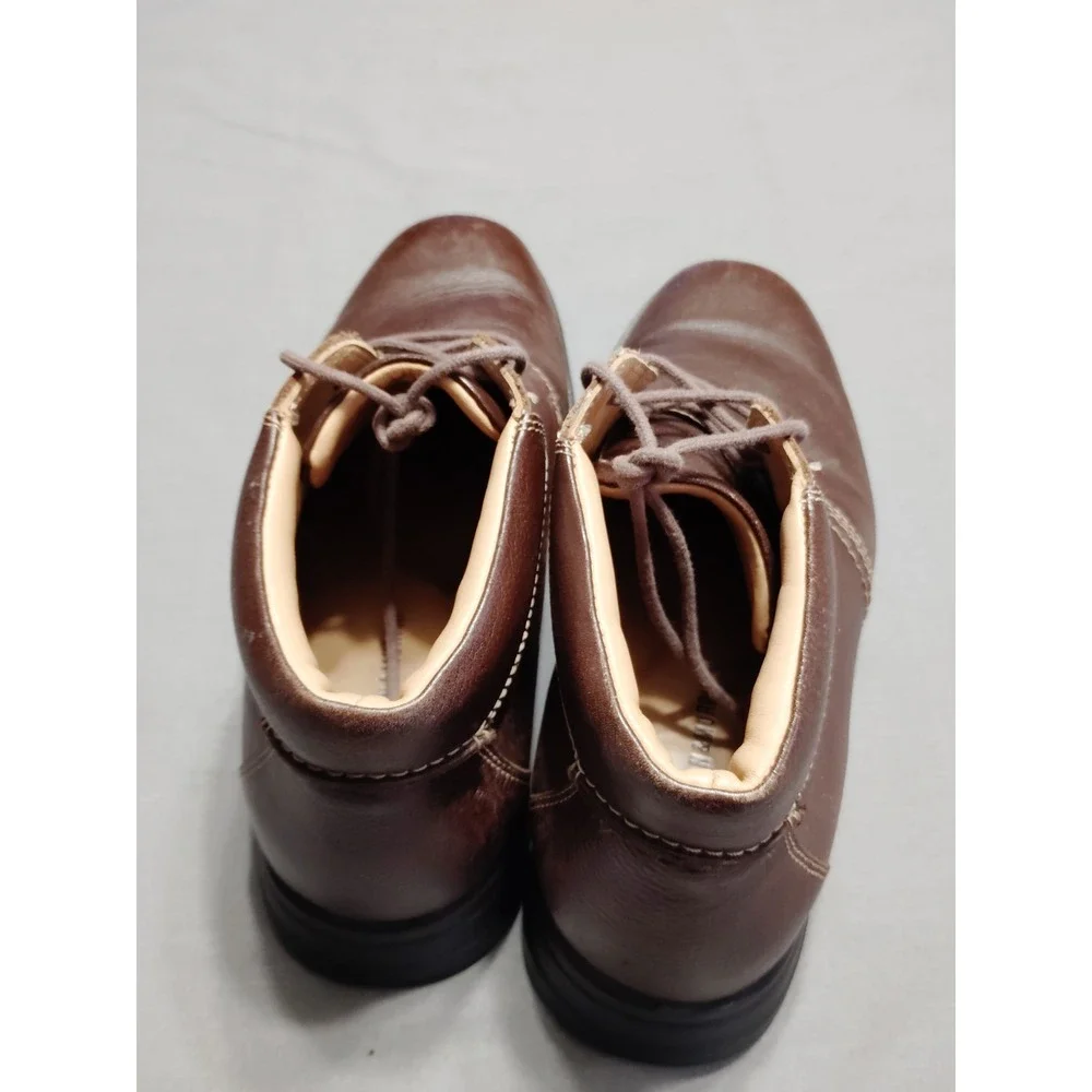 Johnston Murphy Hunley Sheepskin Soft Leather Chukka Brown 59-13536 Men 11M Boot